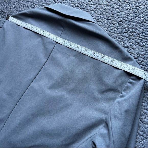 NEW Sene Sz 44 R Gray Soho Flex Tech Sport Coat Unstructured Blazer Travel Work - Picture 8 of 14